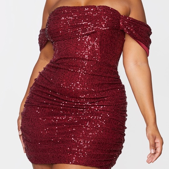 PLT Plus Size Sequin Bodycon Dress - Picture 3 of 3